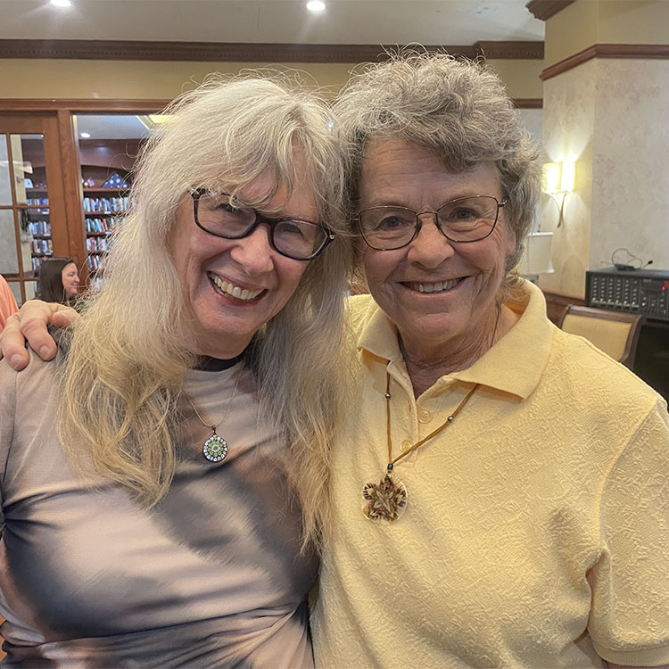 Martha and Janet - donors